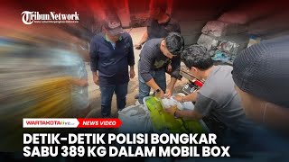 DetikDetik Polisi Bongkar Sabu 389 Kg dalam Mobil Box [upl. by O'Neill]