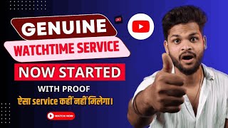 Genuine Watchtime service 4000 hours in just 2 days  Watch time kaise badhaye [upl. by Emelia621]