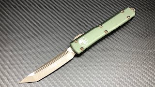 Microtech Ultratech TE OD GreenBronze Apocalyptic Blade [upl. by Richmond509]