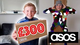 MY 8 YEAR OLD COUSIN DOES MY ASOS SHOP £300 OUTFIT [upl. by Llieno384]