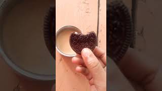 food Oreo biscuit with chai [upl. by Hughie]