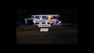 Christmas Lights Tour in Smithers BC [upl. by Assilat539]