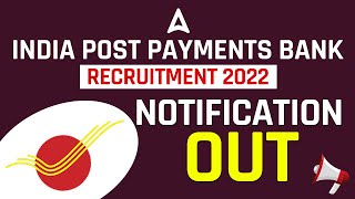 IPPB Notification 2022 Out  India Post Payments Bank Recruitment 2022  Full Detailed Information [upl. by Hoashis]