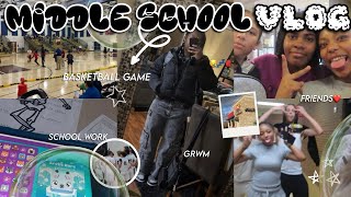 MIDDLE SCHOOL VLOG  what it’s like to be a 8th grader in 2024 [upl. by Einittirb]