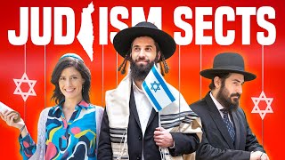 Explaining Different Jewish Sects in 2024  History of Judaism [upl. by Baoj]