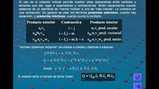 Notacion indicial y vectores parte 44flv [upl. by Ennaecarg]