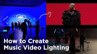 Music Video Lighting Setup in Studio  ARRI ALEXA with Nova P300c Pavotube P30 [upl. by Kong]