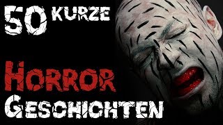 50 kurze Horrorgeschichten  Creepypasta Compilation German  Deutsch  Horror Hörbuch [upl. by Enad14]