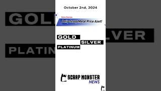 Daily Scrap Metal Price Alert  October 2 2024 [upl. by Anehsuc]