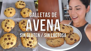 Galletas de Avena Saludables SIN HARINA LIBRE DE GLÚTEN Y SIN LACTOSA  Michela Perleche [upl. by Neilson]