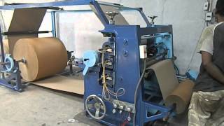 Corrugation Machine vertical type [upl. by Ahsiuqat]