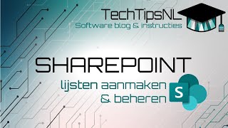 SharePoint  Lijsten aanmaken en beheren [upl. by Ffilc641]