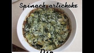 Easy Spinach Artichoke Dip  Perfect party Appetizer [upl. by Judith]