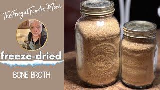 Freeze Dried Bone Broth [upl. by Emse]