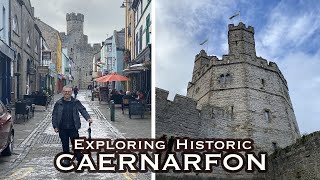 Caernarfon Walkthrough and tour  North Wales  2021 [upl. by Tomaso284]