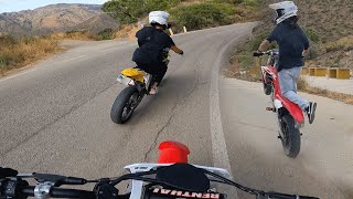 SALIMOS DE RUTA EN SUPERMOTARD  CR 125 VS EC 125 [upl. by Phillips52]