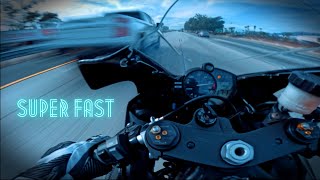 YAMAHA R6 TOP SPEED RUN  170mph [upl. by Galven]