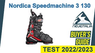 Nordica Speedmachine 3 130  NeveItalia SkiTest 20222023 [upl. by Eidas]