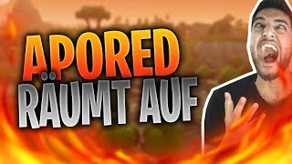 APORED RÄUMT AUF  RazZzero0o MACHT KRASSEN FLICKSHOT  Fortnite Highlights Deutsch [upl. by Latsyc]