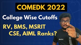 ComedK 2022 Cutoffs  Full Data College Wise Branch Wise comedkcounselling [upl. by Dnumsed]