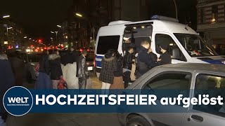 POLIZEI löst HOCHZEIT auf 60 Hochzeitsgäste verstoßen in Berlin gegen CORONAREGELN [upl. by Seow]