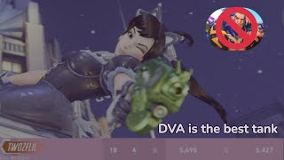 Hazard cant beat DVA  Gameplay with dva overwatch 2 [upl. by Lyndy386]