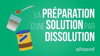 Préparation dune solution par dissolution [upl. by Serolod214]