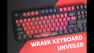 WRAEK Tactonic  Tenkeyless Gaming Keyboard [upl. by Zobkiw]