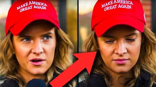 Trump Supporter TRIGGERED Over MAGAs Hatred For Women [upl. by Esme]