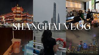 SHANGHAI VLOG first time visiting Shanghai ⛩️ Shanghai tower eating tanghulu exploring the city [upl. by Ynnig]