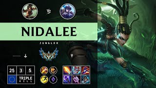 Nidalee Jungle vs Sejuani  EUW Challenger Patch 1413 [upl. by Kitarp490]