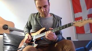 DAVID GILMOUR  PINK FLOYD STYLE  GUITAR SOLO  IMPRO  EMG DG20 [upl. by Enner]