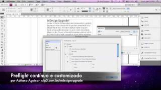 InDesign Upgrade  Tutorial 4  Preflight contínuo e customizado [upl. by Aseeram670]