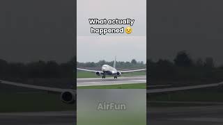 Ryanairs Smoothest landing aviation plane avgeek airline landing flight viral boeing737 [upl. by Hanafee153]