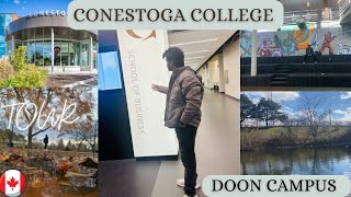 Conestoga Doon campus tour Jan Intake 2024 Conestoga college campus tour Conestoga college vlog 🍁 [upl. by Irallih936]