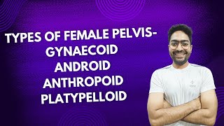 Types of Female Pelvis Gynecoid Android Anthropoid Platypelloid [upl. by Eniac]