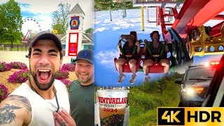 America’s UNDERRATED Amusement PARK Adventureland VLOG 4K HDR [upl. by Heti770]