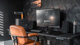 DARK and MOODY Gaming Set Up [upl. by Leake]