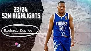 Michael Dupree Highlights 202324  Australia NBL1  Willetton Tigers [upl. by Sairahcaz296]