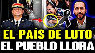 El país de luto El Salvador lo llora Bukele demanda cárcel por siempre [upl. by Eatnwahs]