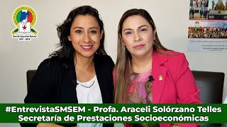 Entrevista SMSEM  Secretaría de Prestaciones Socioeconómicas [upl. by Alexis]