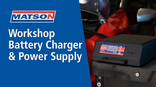 Matson Workshop Battery Charger amp Power Supply  AE12000E [upl. by Eynenihc126]