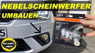 Nebelscheinwerfer auf LED umbauen amp Kurvenlicht codieren tutorial  Seat Ibiza KJ 6F FR  VCDS [upl. by Eiramaneet]