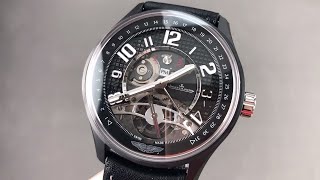 JaegerLeCoultre AMVOX3 Tourbillon GMT Black Ceramic Q193K450 JLC Watch Review [upl. by Varrian]