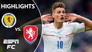 Goal of the TOURNAMENT Patrik Schick scores 50yarder vs Scotland  Highlights  ESPN FC [upl. by Eidoj310]