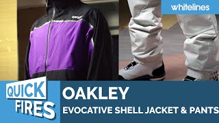 Oakley Evocative Shell Jacket and Pants Snowboard Outerwear  Whitelines Quickfire Reviews [upl. by Irfan]