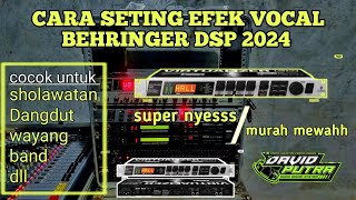 cara seting ces nyess efek behringer virtualizer dsp2024 [upl. by Eynenihc]