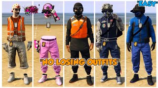 GTA 5 ONLINE  TOP 5 MODDED OUTFITS USING TRANSFER GLITCH DIRECTOR MODE GLITCH [upl. by Lynnea623]