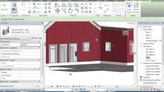 Revit architecture 18 Skapa innertak för rendering [upl. by Libby]