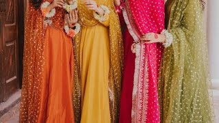 New Collection of Mehndi DressHeldi Dress202425Latest Mehndi amp Heldi DressFashion Trends [upl. by Hort639]